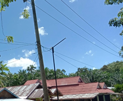 Pembangunan Lampu Jalan Desa Durian Hamparan Terkesan Kangkangi Permendes PDTT